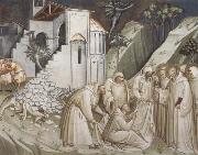 Spinello Aretino St.Benedict Revives a Monk from under the Rubble oil painting artist